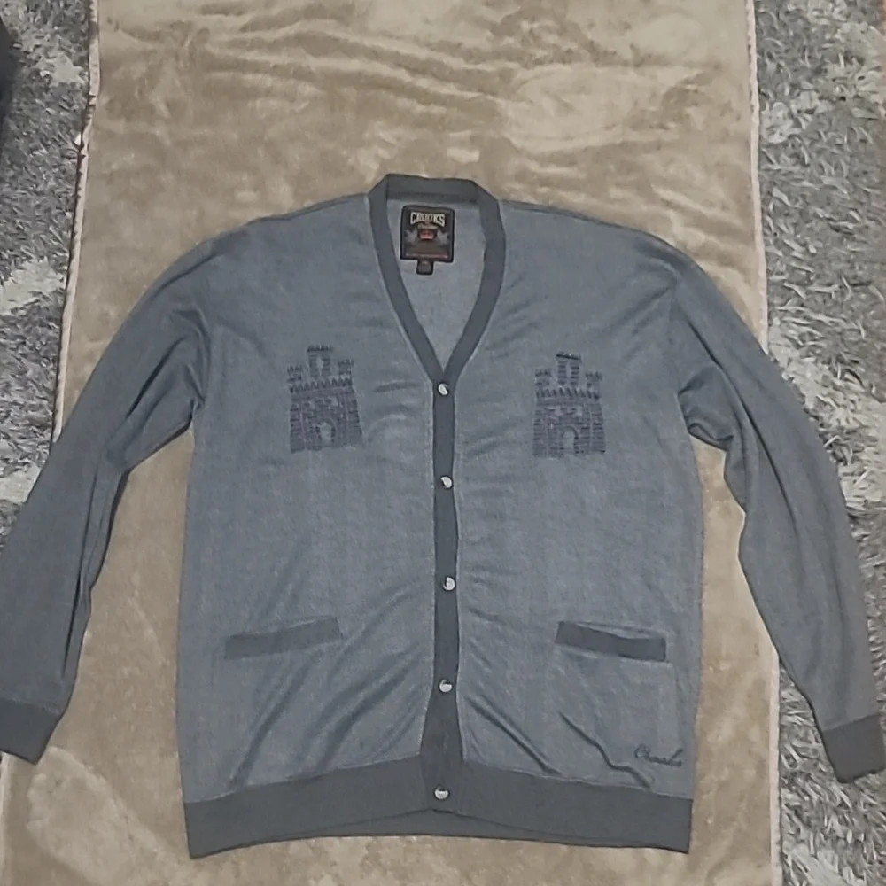 Crooks & Castle 2XL Cardigan